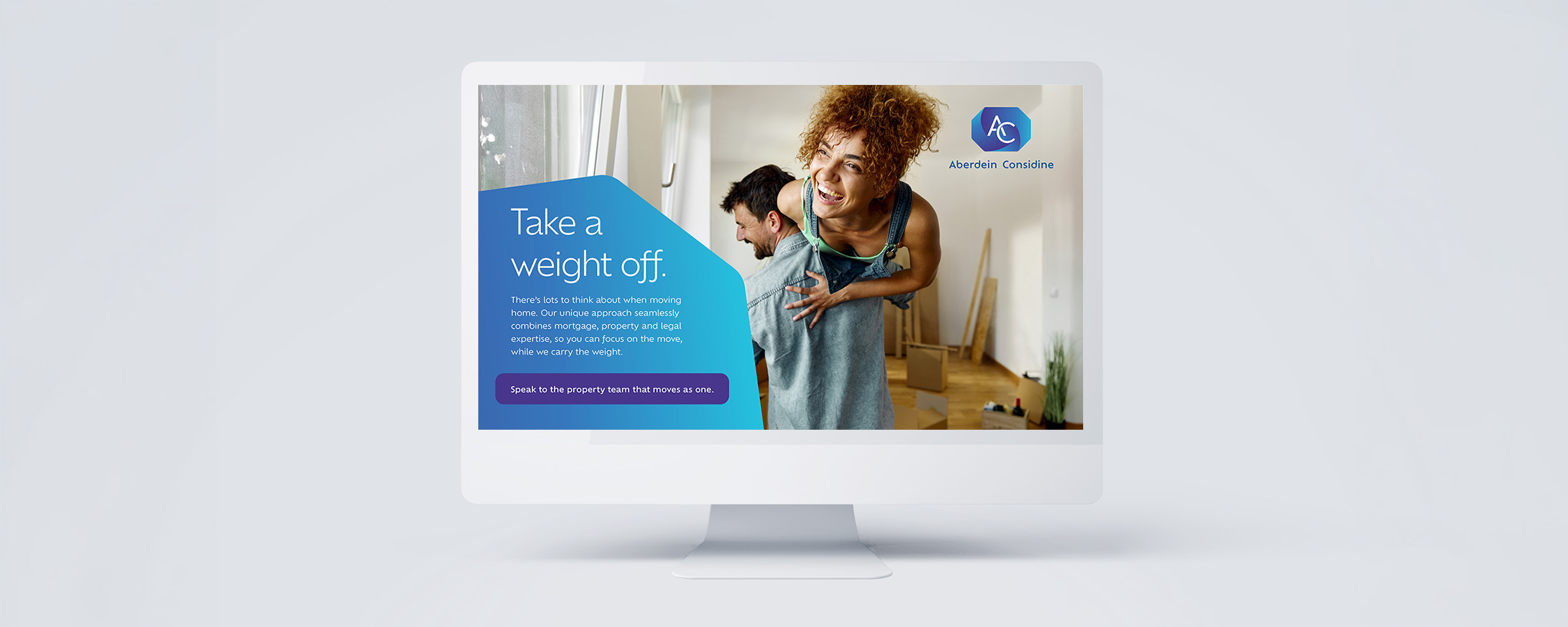 Aberdein Considine brand campaign key visual