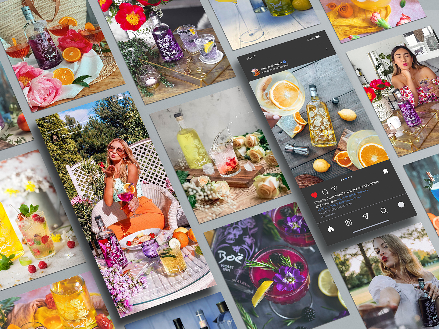 Boe Gin influencer partnerships