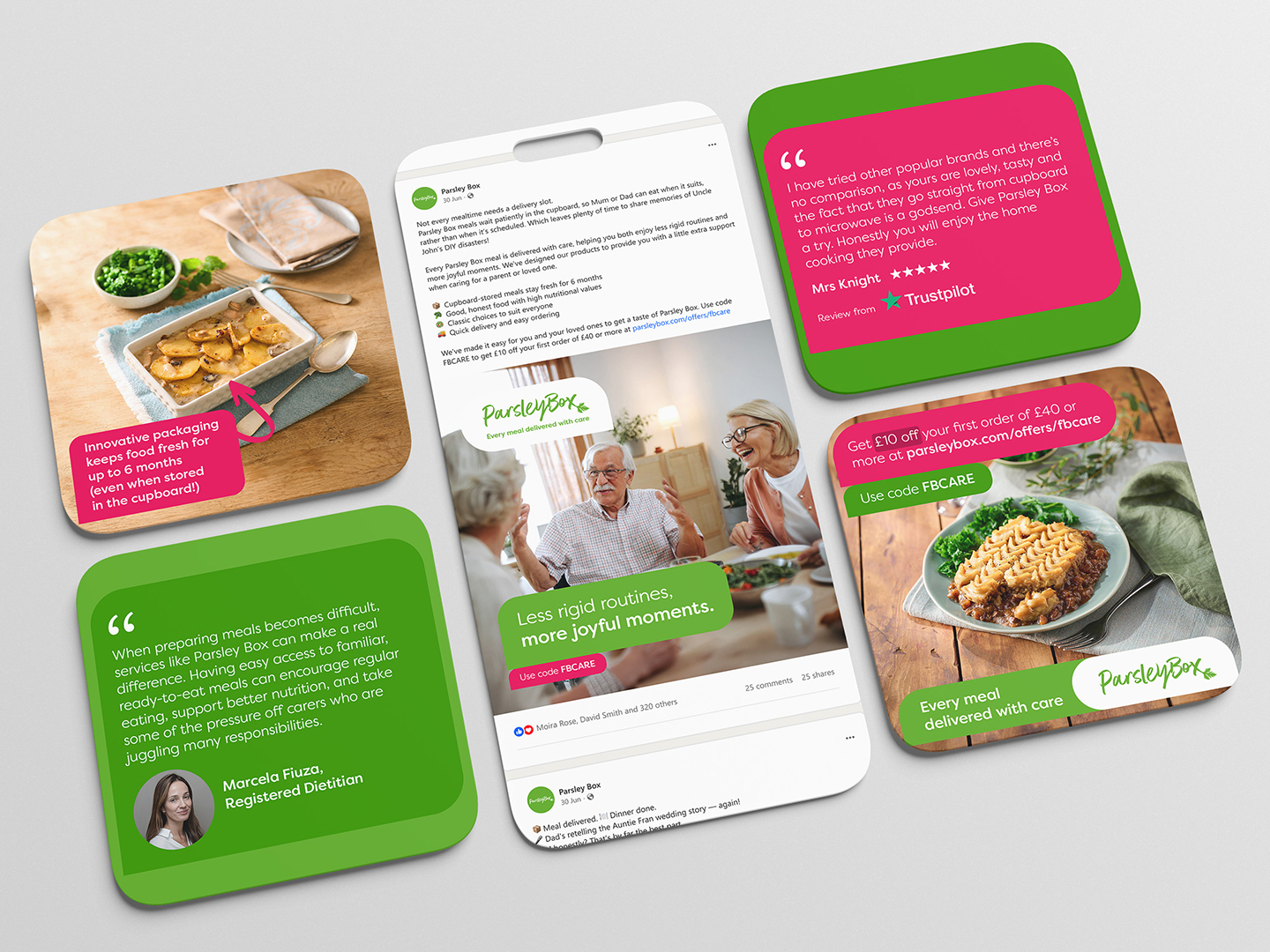 Parsley Box campaign creative