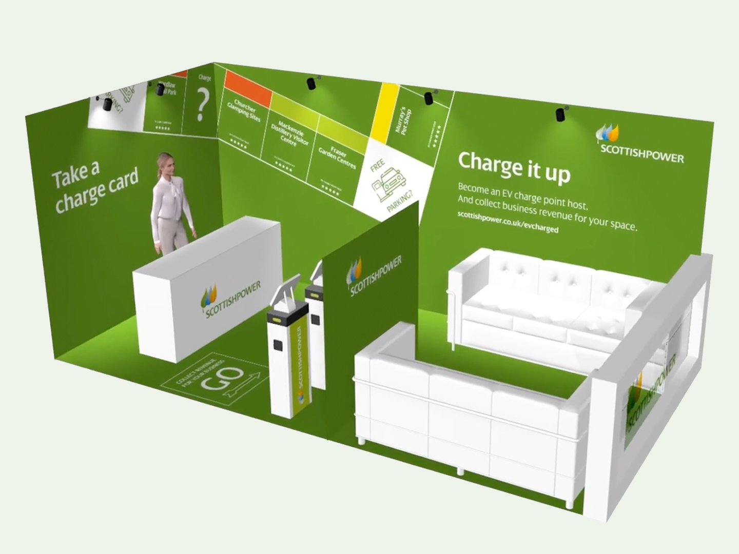 ScottishPower stand at the EV Summit