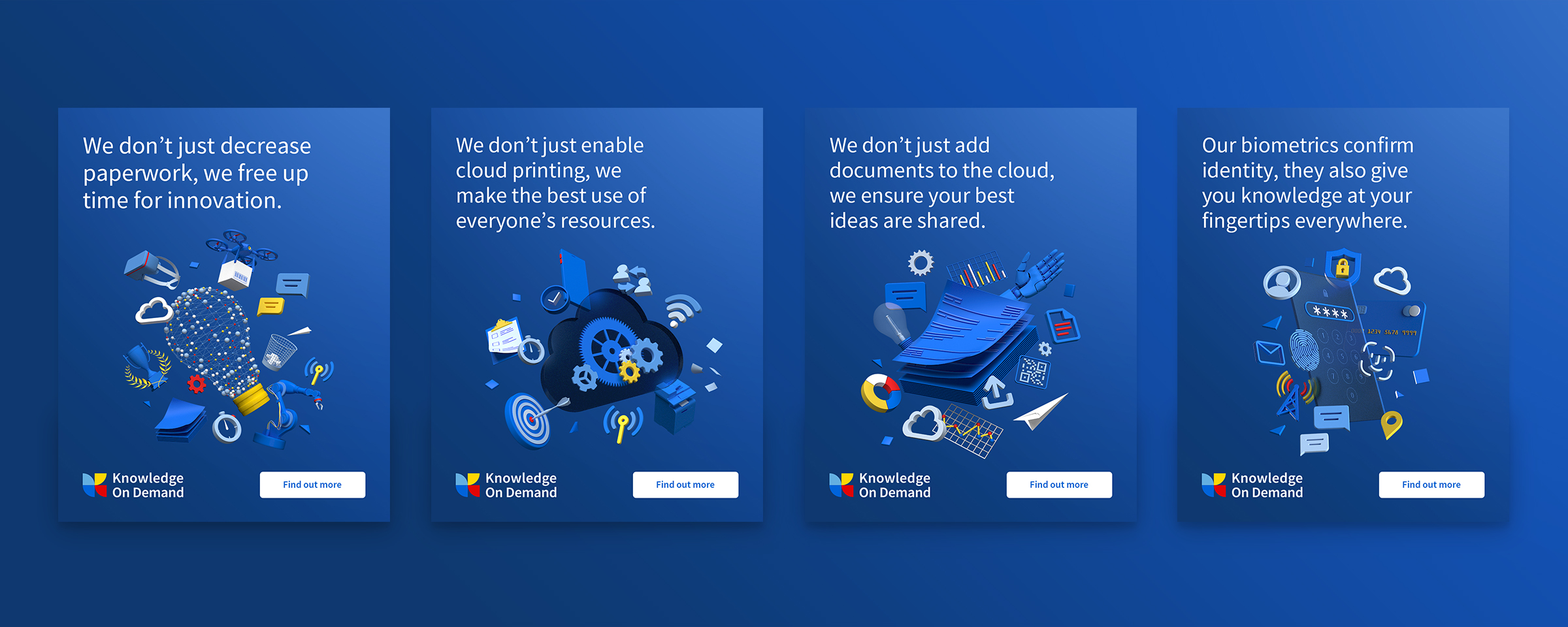 Toshiba Knowledge on Demand social animations