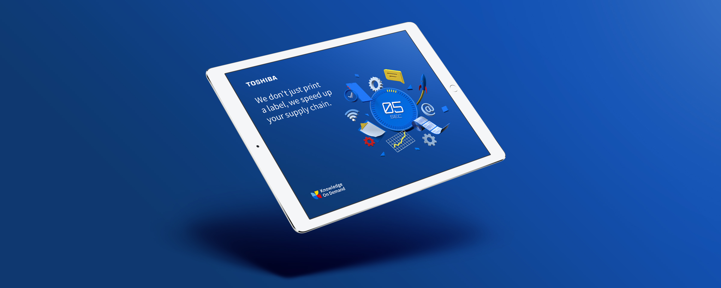 Toshiba Knowledge on Demand campaign key visual
